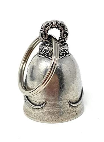 Bravo Bells Motorcycle Angel Biker Bell with Split Ring & Bag | 1.0 oz (28.35 g) thumbnail 2