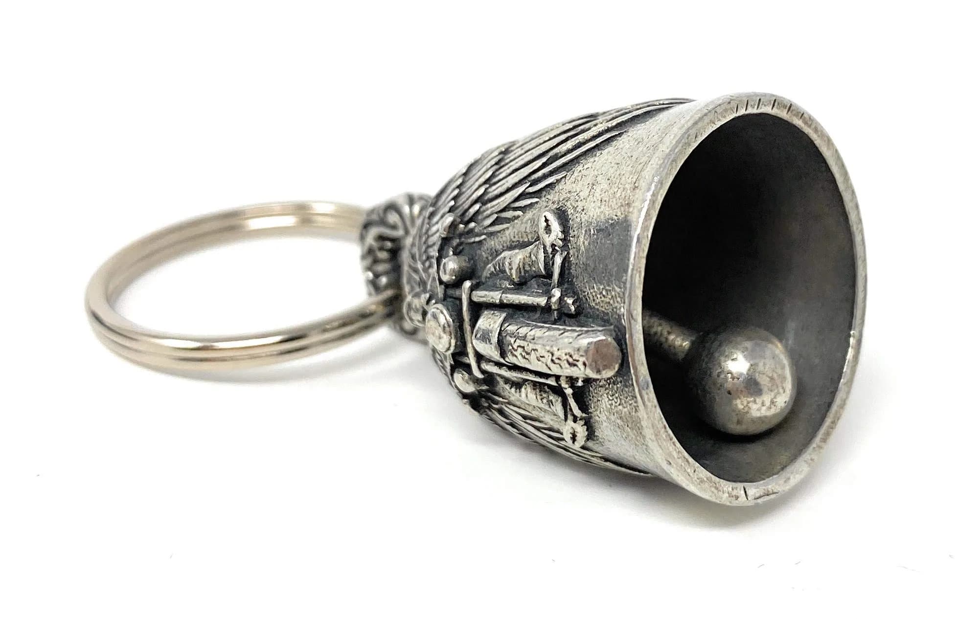 Bravo Bells Motorcycle Angel Biker Bell with Split Ring & Bag | 1.0 oz (28.35 g) - view 3