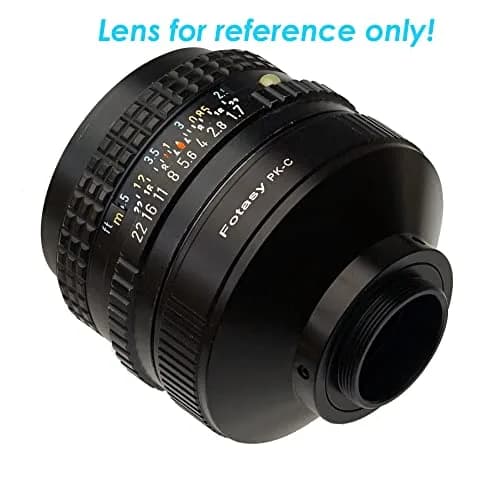 Fotasy Pentax PK to C Mount Adapter with Copper Mount | 60mm (2.36in) Length thumbnail 6