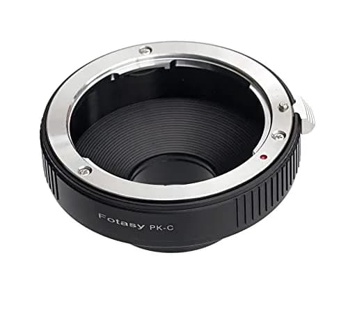 Fotasy Pentax PK to C Mount Adapter with Copper Mount | 60mm (2.36in) Length thumbnail 1