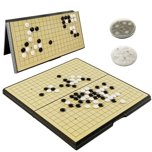 Luoyer 15 inch Go Game Set Magnetic Folding Board Game Portable Chinese Weiqi for Adults Travel thumbnail 1