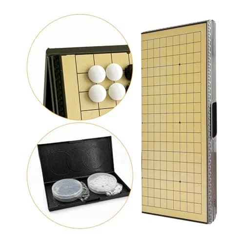 Luoyer 15 inch Go Game Set Magnetic Folding Board Game Portable Chinese Weiqi for Adults Travel thumbnail 6