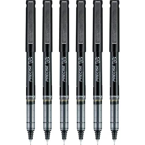 PILOT Precise V5 Extra Fine Point 0.5 mm Ballpoint Pen Pack of 6 | Precise, Smooth & Fade-Resistant thumbnail 1