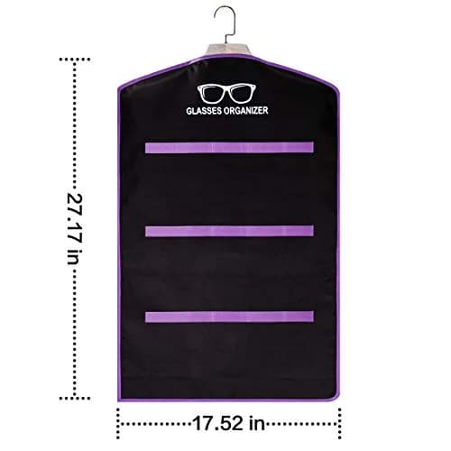 TRIUMPH VISION Hanging Sunglasses Organizer for Wall Glasses Storage Closet Shades Holder | Space Saving & Durable thumbnail 3