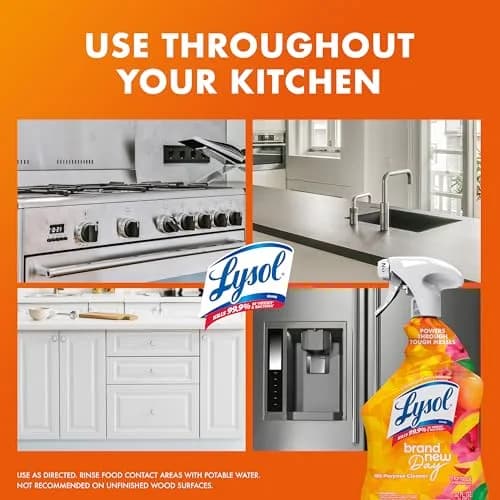 Lysol All Purpose Cleaner Spray, 2.27 kg (2 lb) Mango & Hibiscus Scent | Kills 99.9% of Viruses & Bacteria thumbnail 5