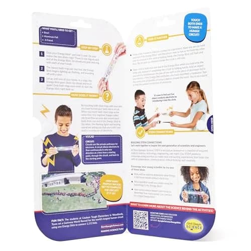 Steve Spangler Science Energy Stick, Learn About Electricity - 1 Piece | Physics STEM Science Kit thumbnail 3