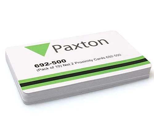 Paxton 692-500 Net2 Proximity ISO Cards Pack of 10 | No Magstripe, Unique 8-Digit Security thumbnail 1