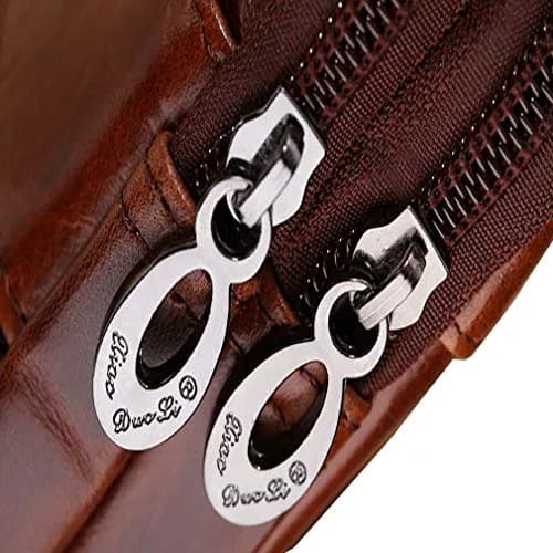 Hebetag Genuine Leather Phone Belt Holster Waist Case Bag for Men | 10cm(W)x16cm(H) (3.9"x6.3") thumbnail 5