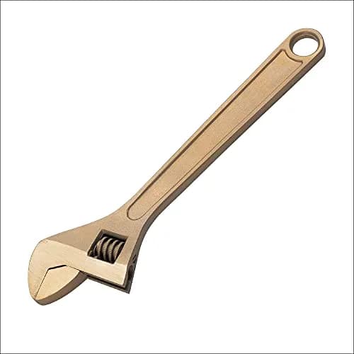 CS Unitec EX501-12A Non-Sparking Adjustable Wrench - 12 inch (30.48 cm), Aluminum Bronze, TUV Certified | Industrial Safety Tool for Hazardous Zones thumbnail 1