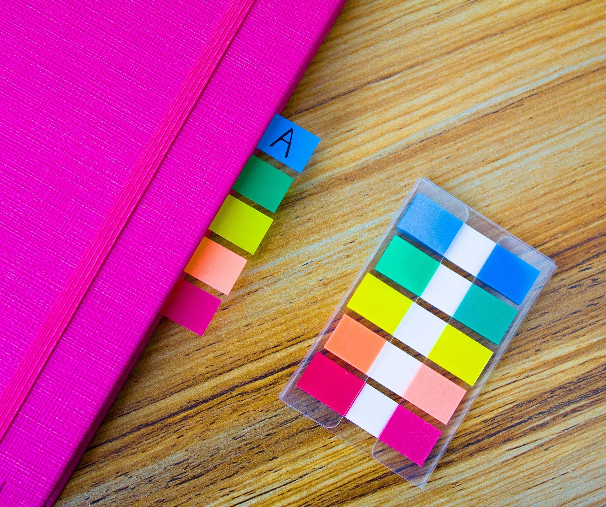 ELII 480 Pcs Vibrant Morandi Tabs 5.1cm (2 Inch) Sticky Index Tabs, Writable & Repositionable Page Markers (12 Colors) - view 5