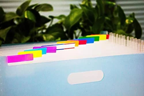 ELII 500 Pieces Sticky Index Tabs 2 Inch & 0.5 Inch | Writable, Repositionable, 10 Vibrant Colors thumbnail 8