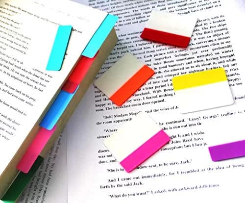 ELII 500 Pieces Sticky Index Tabs 2 Inch & 0.5 Inch | Writable, Repositionable, 10 Vibrant Colors thumbnail 9
