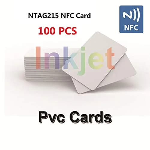 Timeskey NFC Inkjet NFC Cards 100pcs | NTAG215 Compatible, Printable, Laminated, 85*54mm thumbnail 10