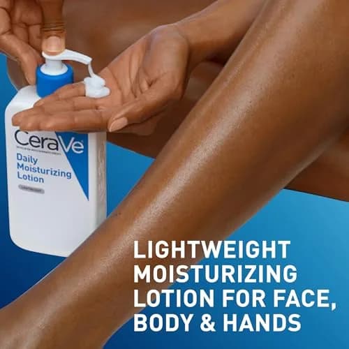 CeraVe Daily Moisturizing Lotion for Dry Skin 562ml (19 Fl Oz) | Fragrance-Free, Oil-Free, Non-Comedogenic thumbnail 4