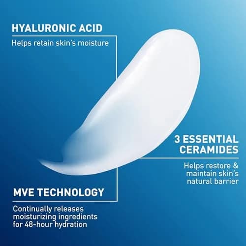 CeraVe Daily Moisturizing Lotion for Dry Skin 562ml (19 Fl Oz) | Fragrance-Free, Oil-Free, Non-Comedogenic thumbnail 3