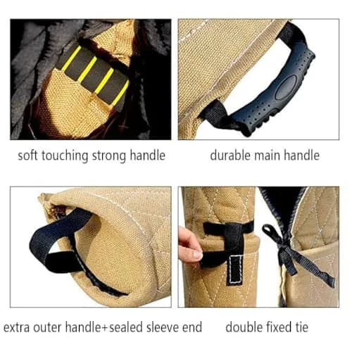Morezi Dog Bite Sleeve Training Arm Guard for Large Dogs & Puppies | 58cm (22.8") Yellow thumbnail 5