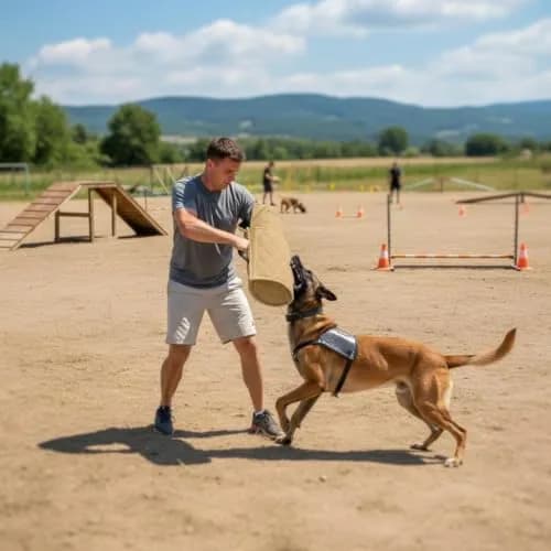 Morezi Dog Bite Sleeve Training Arm Guard for Large Dogs & Puppies | 58cm (22.8") Yellow thumbnail 7