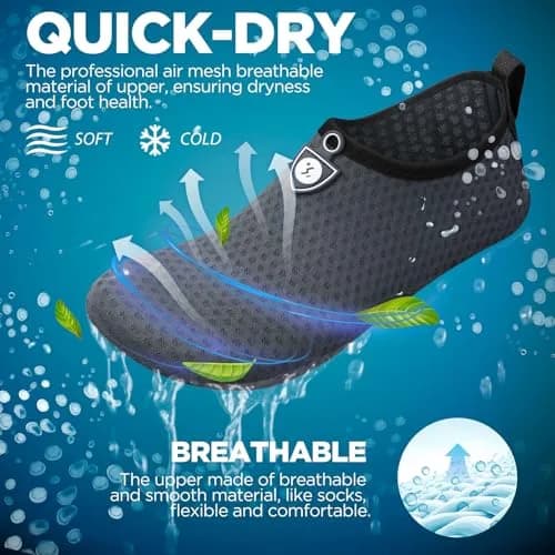 SIMARI Water Shoes for Women Men Swim Aqua Socks | Breathable, Quick-Dry & Anti-Slip (70-120 chars) thumbnail 3