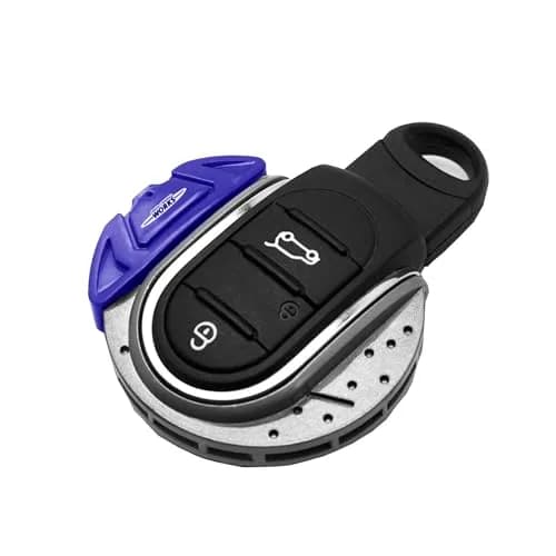 YaaGoo Blue ABS Keychain Key Cover Case for Mini Cooper F54-F60 | Lightweight & Durable thumbnail 1