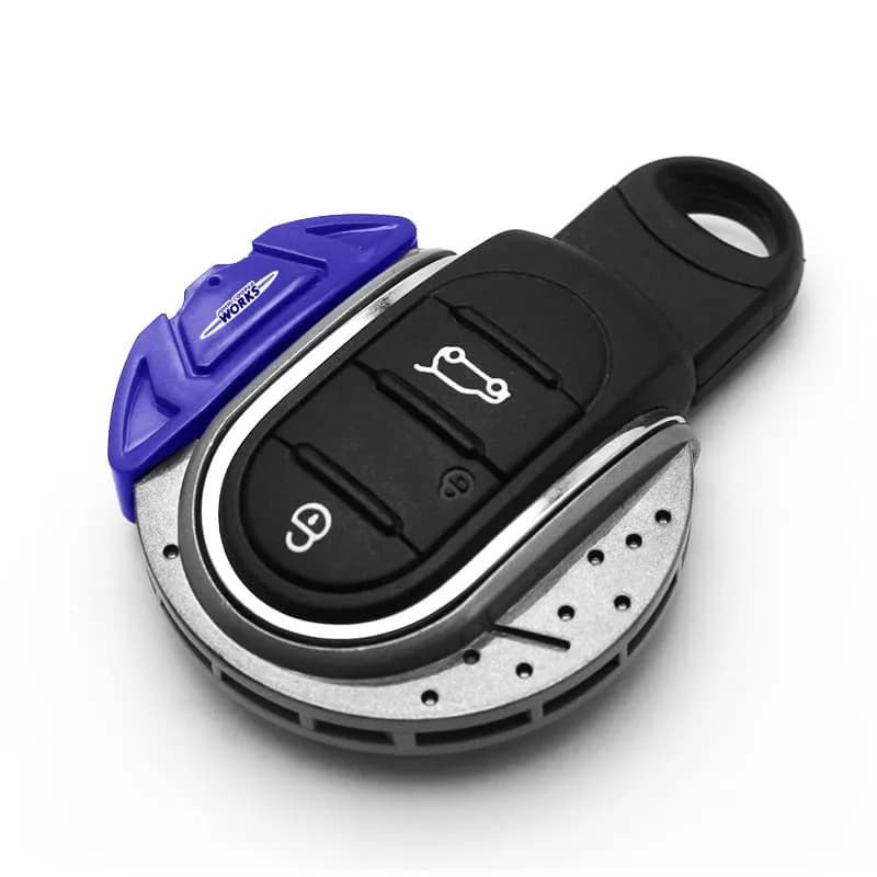 YaaGoo Blue ABS Keychain Key Cover Case for Mini Cooper F54-F60 | Lightweight & Durable thumbnail 4