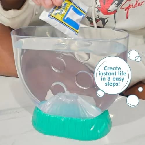 Sea Monkeys Ocean Volcano Instant Pets Kit | Ages 6+ (1 Pack, Blue) thumbnail 4
