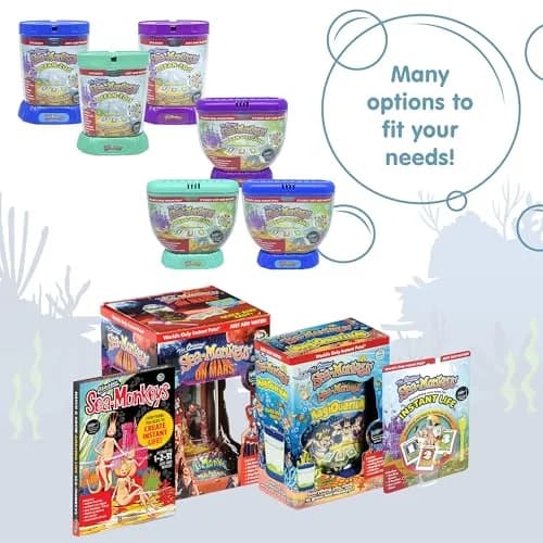 Sea Monkeys Ocean Volcano Instant Pets Kit | Ages 6+ (1 Pack, Blue) thumbnail 7