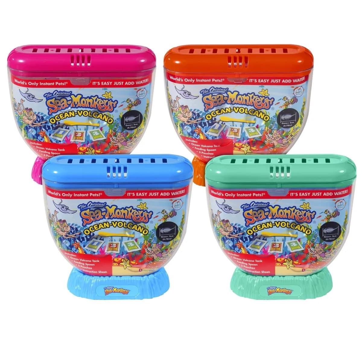 Sea Monkeys Ocean Volcano Instant Pets Kit | Ages 6+ (1 Pack, Blue) - view 3