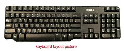 YYubao Ultra Thin Silicone Keyboard Skin Cover Compatible with Dell RH659 SK-8115 SK-3205 SK-8135 104-key USB Wired Keyboard | Waterproof & Dustproof thumbnail 2