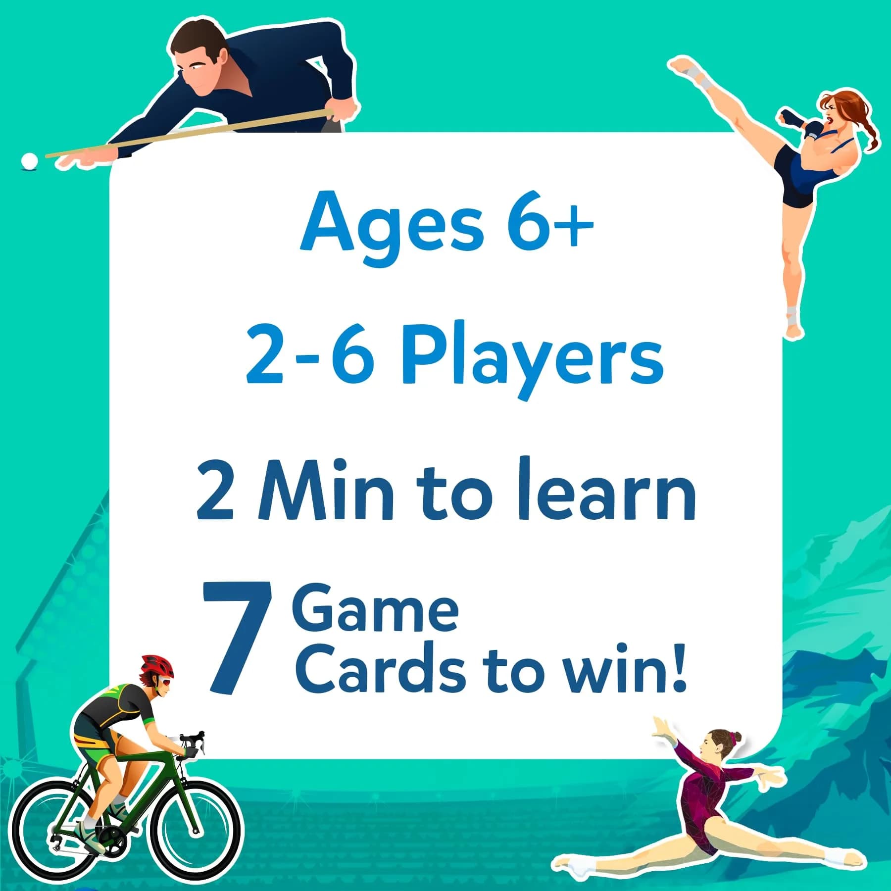 Skillmatics Guess in 10 Sports Trivia Card Game | Educational Game for Kids Ages 6+ | 50 Cards, 6 Clue Cards - view 6