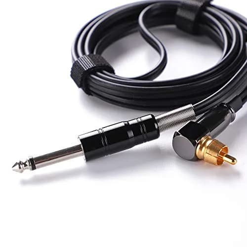 HAWINK Rotary Tattoo Machine Pen Spare Power Cord RCA Connector Black | Reliable Replacement for Tattoo Machines thumbnail 2