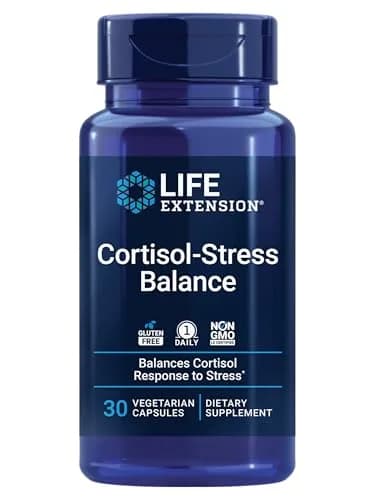 Life Extension Cortisol-Stress Balance Capsules 30 Count | Clinically Studied Stress Support thumbnail 1