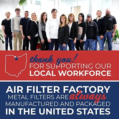 Air Filter Factory 203369 Aluminum HVAC Filters 12-1/2 x 20 Inch | Reusable Dust & Lint Capture thumbnail 6