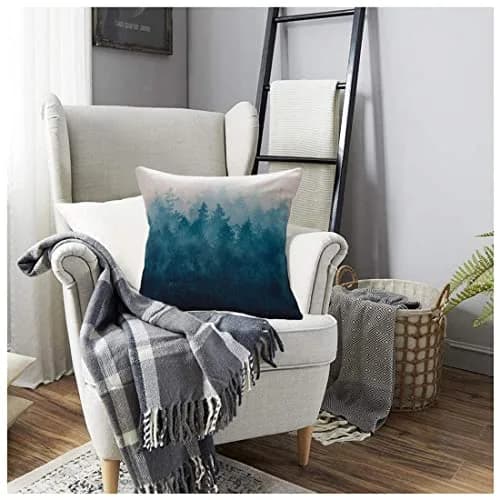 NYDECOR Forest Tree Throw Pillow Covers 18x18 | Rustic Nature Pillow Case Set of 4 thumbnail 2