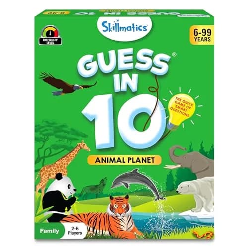 Skillmatics Guess in 10 Animal Planet Travel Game | Educational Trivia for Kids Ages 6+ thumbnail 1