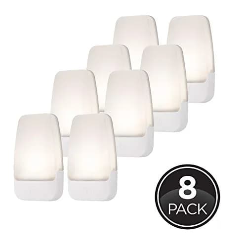 GE Plug-in Night Light with Dusk to Dawn Sensor, 8 Pack | Automatic Illumination for Multiple Rooms thumbnail 8