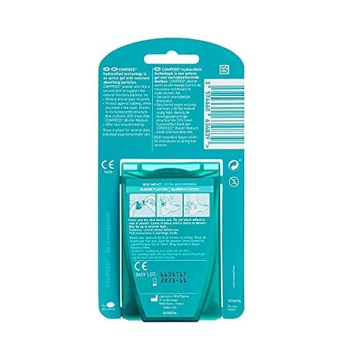 Compeed Advanced Blister Care Pads, Medium Heel, 5 Ct | Instant Pain Relief & Long-Lasting Blister Protection thumbnail 2
