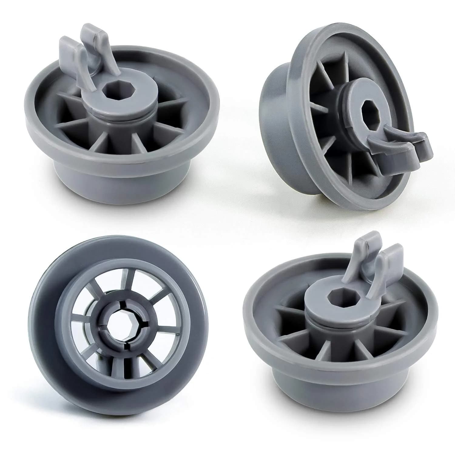AMI PARTS Dishwasher Rack Wheels 3.6cm (1.42 inch) | 4-Pack Replacement Kit - main product image