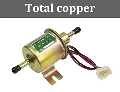 HiQltyla 12V Electric Fuel Pump 3-8 PSI Copper | Reliable Diesel Gas Pump thumbnail 2