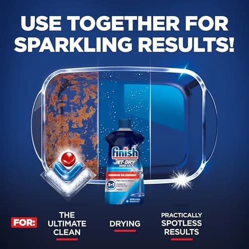 Finish Jet-Dry Rinse Aid Liquid 946ml (32 Fl Oz) | Prevents Spots & Residues thumbnail 4