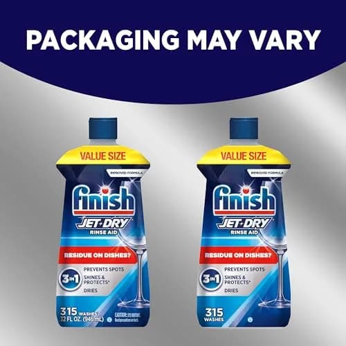 Finish Jet-Dry Rinse Aid Liquid 946ml (32 Fl Oz) | Prevents Spots & Residues thumbnail 8