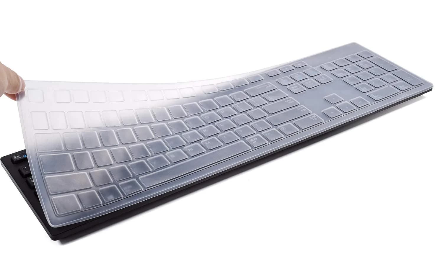 iKammo Keyboard Cover Skins for Dell KB216 & Optiplex 5250/3050/3240/5460/7450/7050 & Inspiron AIO 3475/3670/3477 | Waterproof Dustproof