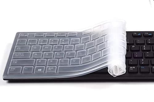 iKammo Keyboard Cover Skins for Dell KB216 & Optiplex 5250/3050/3240/5460/7450/7050 & Inspiron AIO 3475/3670/3477 | Waterproof Dustproof thumbnail 3