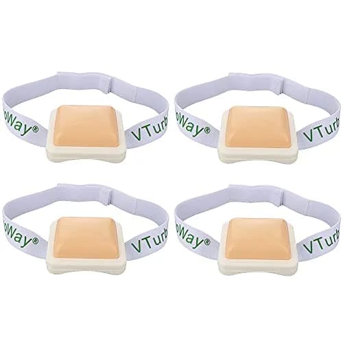 VTurboWay 4 Pack Injection Pad - Intramuscular Practice Pad for Nurses & Students, 8.4x7.5x3.8cm | Wearable, Realistic Training Tool thumbnail 1