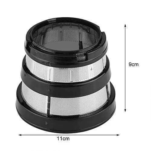 Hongzer Juicer Screen, Slow Juicer Fine Mesh Filter Silver | Small Hole Mesh for Hurom HH-SBF11 thumbnail 3