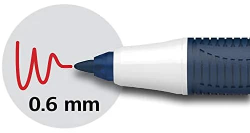 Schneider One Change Refillable Rollerball Pen 0.6mm Tip, Red, Box of 5 (15.5g) | Smooth Ink Flow for Office & Students thumbnail 5