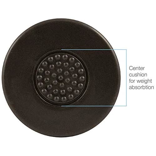 SOFTTOUCH 2 1/2 Inch Round Heavy Durty Non Slip Furniture Pads | Self Stick, Brown, 12 Count thumbnail 2