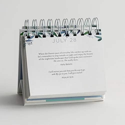 DaySpring A Moment To Breathe Perpetual Calendar 13.97 cm (5.5") | Daily Devotional Thoughts for Everyday Mess thumbnail 4