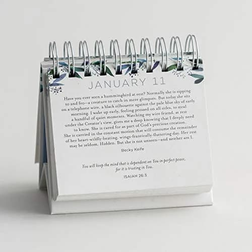 DaySpring A Moment To Breathe Perpetual Calendar 13.97 cm (5.5") | Daily Devotional Thoughts for Everyday Mess thumbnail 3