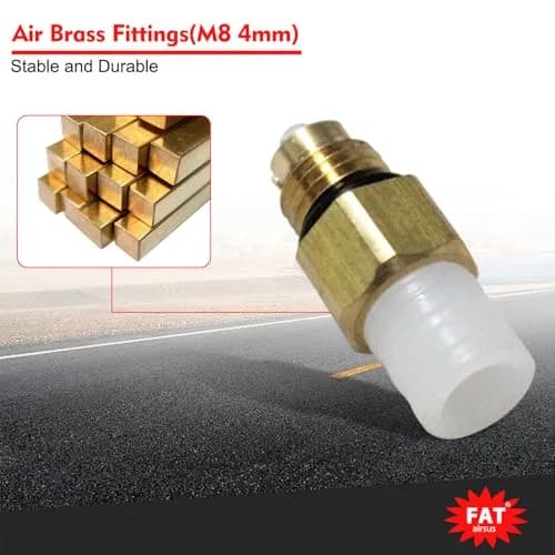 AIRSUSFAT 10pcs Air Suspension Repair Kit M8 4mm | Brass Fittings for Mercedes-Benz & More thumbnail 7