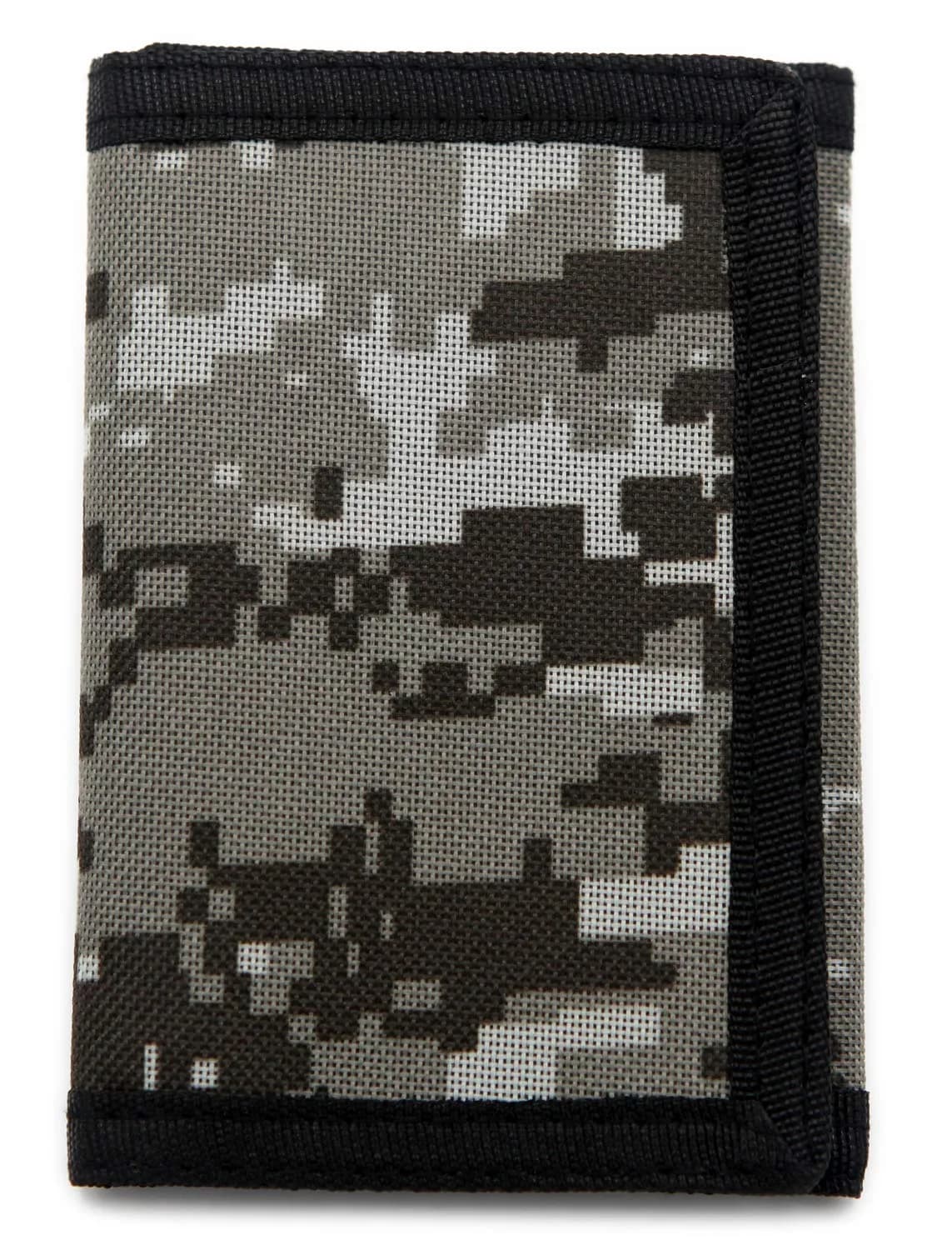 AI-DEE Digital Beige RFID Trifold Canvas Outdoor Sports Wallet for Kids with Hook & Loop Closure thumbnail 2
